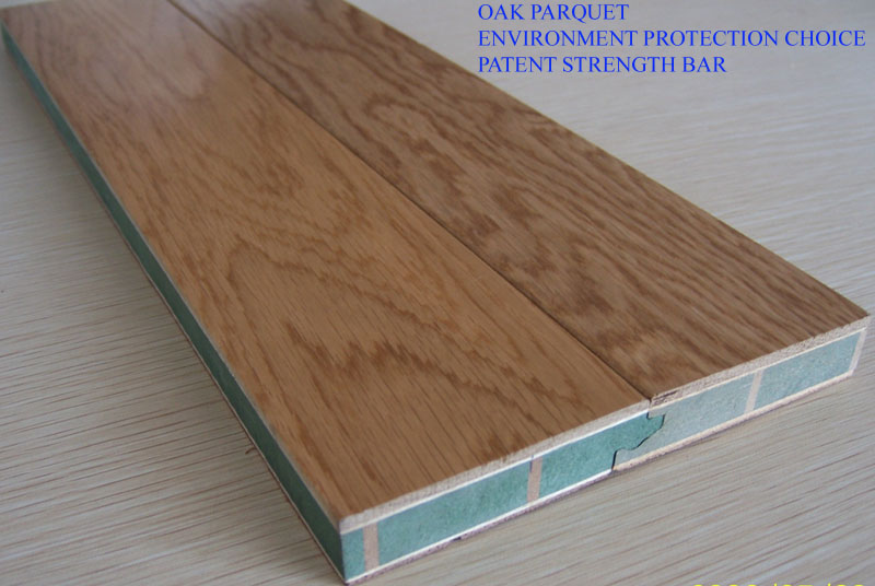 sell oak parquet with strength bar as patent