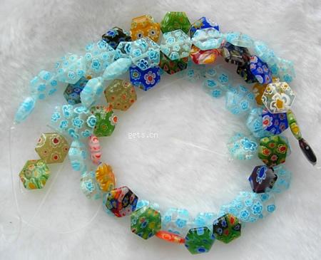Millefiori glass beads