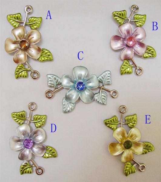 metal flower painted beads,imitation jewelry,arcylic beads,plastic beads