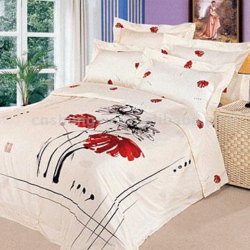 100% Cotton Printed 4pc Bedding Sets