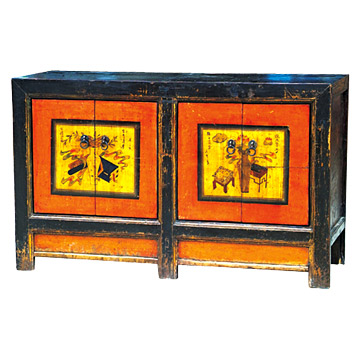 Antique Mongolia Cabinets