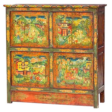 Antique Tibet Cabinets