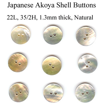 Natural Shell Buttons