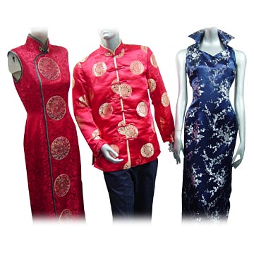 Silk or Polyester Chinese Gowns
