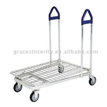 Zinc-Coated Flat Carts