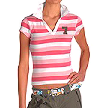 Ladies' Printed Polo Shirts