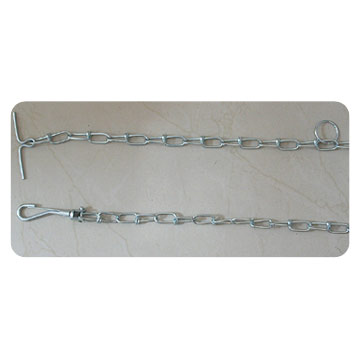 Single Clasp Zinc Plated Dog Collars