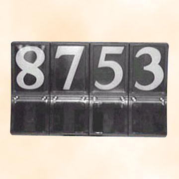 Solar House Numbers