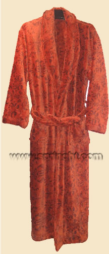 Coral fleece bathrobe