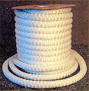 Fiberglass knitted,braided,twisted ropes