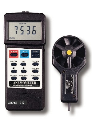 Anemometer (Air Velocity+ Air Flow+ Air Temp)