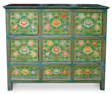 Antique-Reproduction Wooden Tibetan Furniture