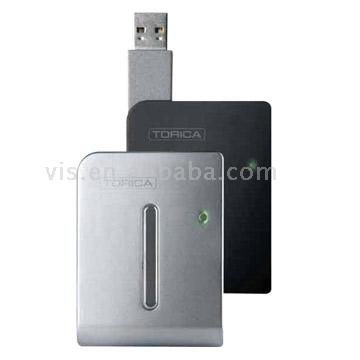 1-inch Portable HDD Enclosure with Hitachi 4GB Microdrives