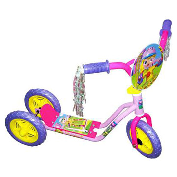 Foam Wheel Tri-Scooters
