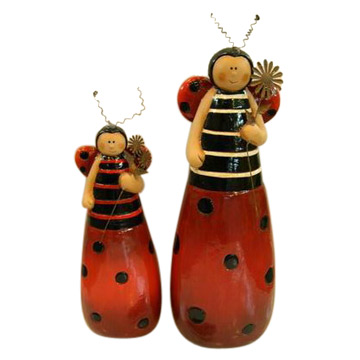 Ceramic Ladybird Decorations