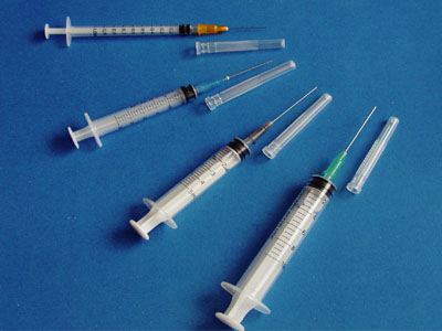 Disposable syringes