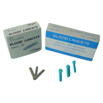 Stainless Steel Blood Lancets