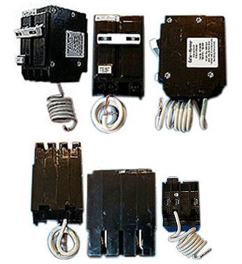 Two Pole 120/240 Volt GFCB Ground Fault Interrupting Circuit Breaker 2&quot; Wide Gfcb