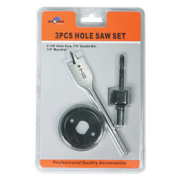 3pc Carbon Steel Hole Saw Sets