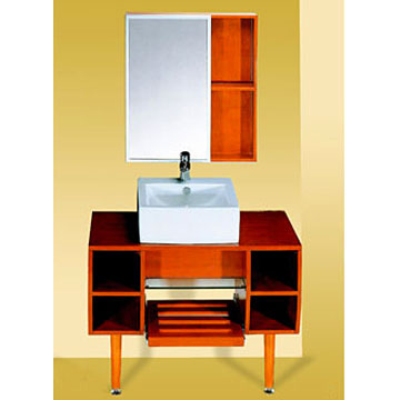 Ceramic Basins with Cabinet