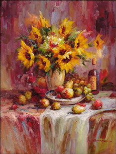 Impression Flower Oil Painting