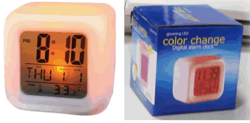 Color Changing Clock