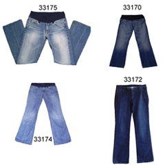 Maternity denim jeans