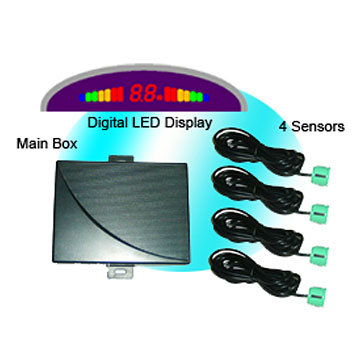 Rainbow Led Display Parking Sensor