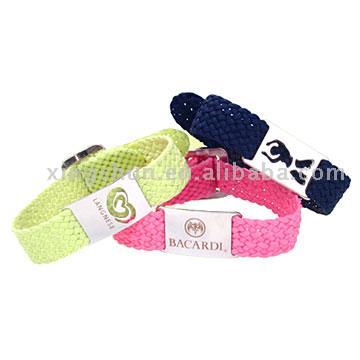 Woven-Buckle Wrist Bands