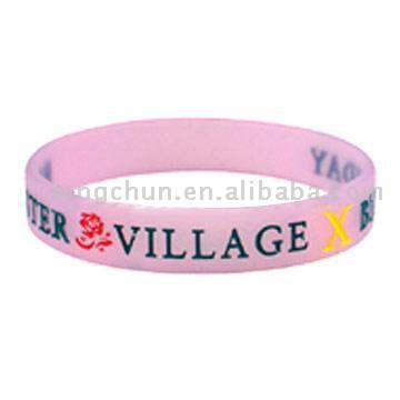 Recessed Silicone Bracelets