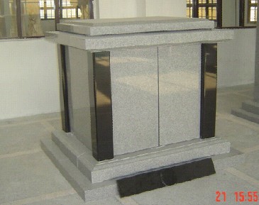 Korea style tombstone and monument