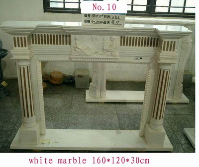 granite fireplace