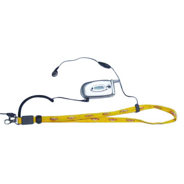 Mobile Phone Lanyard with Earphones