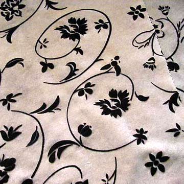 Nylon Fabric with Flower Patterns