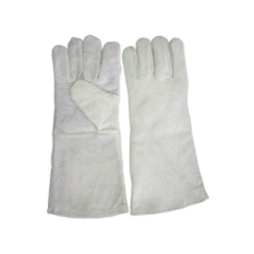 Grey Colored Full Welder Gloves
