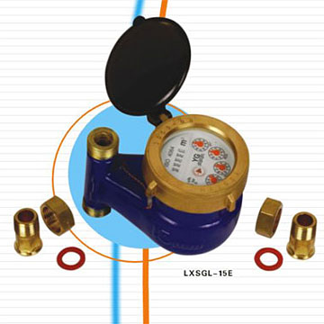 Water Meter 15mm Rotary Vane Wheel Verticals