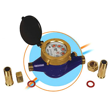 Water Meter Rotary Vane Wheel Dry-Dial Magnet Driven Colds