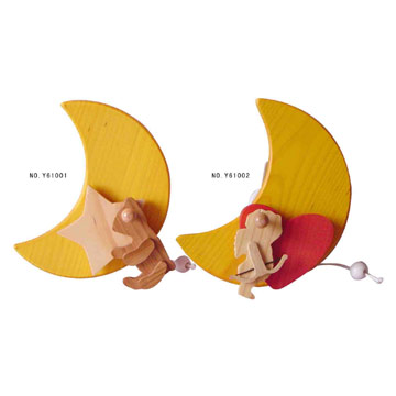 Wooden Musical Wall Ornaments