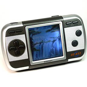 3 in 1 double screen card exchangeable game player