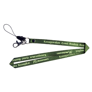 Fluorescent Nylon Lanyards