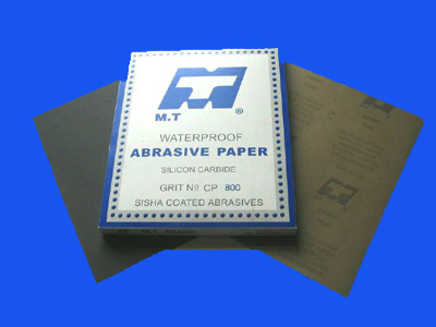 Water proof abrasive paper