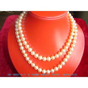 Round Pearl Necklaces