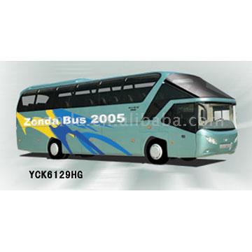 Large size luxury  passenger bus - yck6129hg