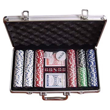 300PCS Poker Chip Sets