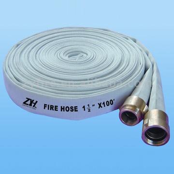 Fire Hose with Brass NST, NPT, and NPSH Couplings